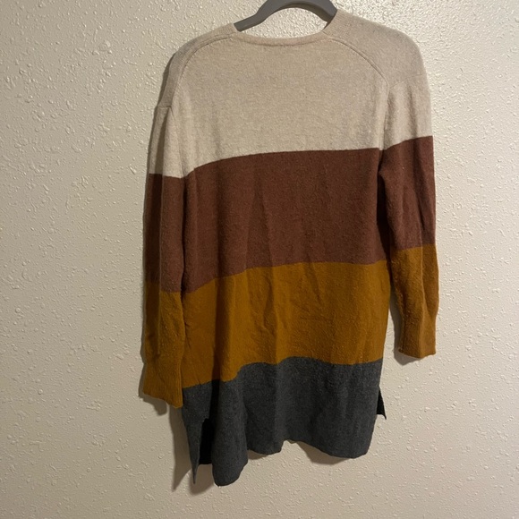 Colorblock Open Front Cardigan - Picture 3 of 3